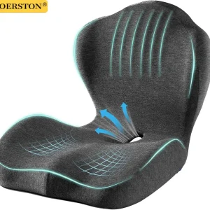 Ergonomic Memory Cushion Lumbar Support Car Office