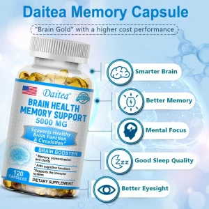 Brain Health Nootropic Capsules Cognitive Function & Blood Circulation