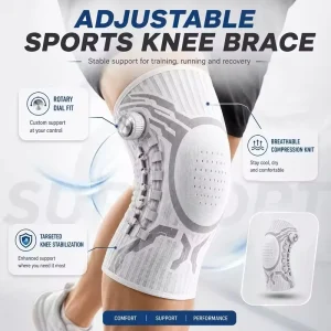 Smart Knob Knee Brace Patella Gel Pad  Support Joint Pain Relief